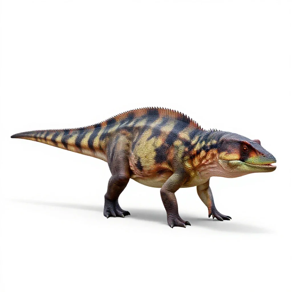 Ichthyosaur isolated on a white background