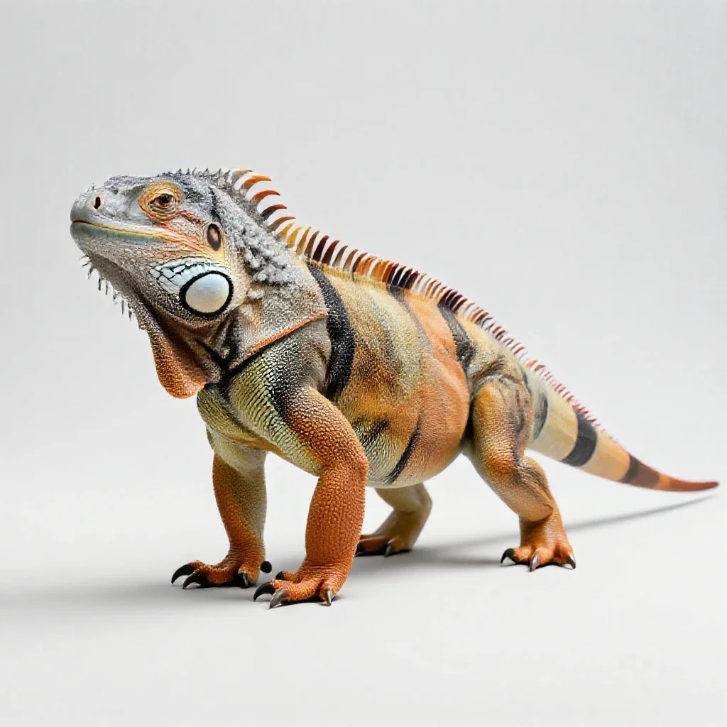 Iguanodon isolated on a white background