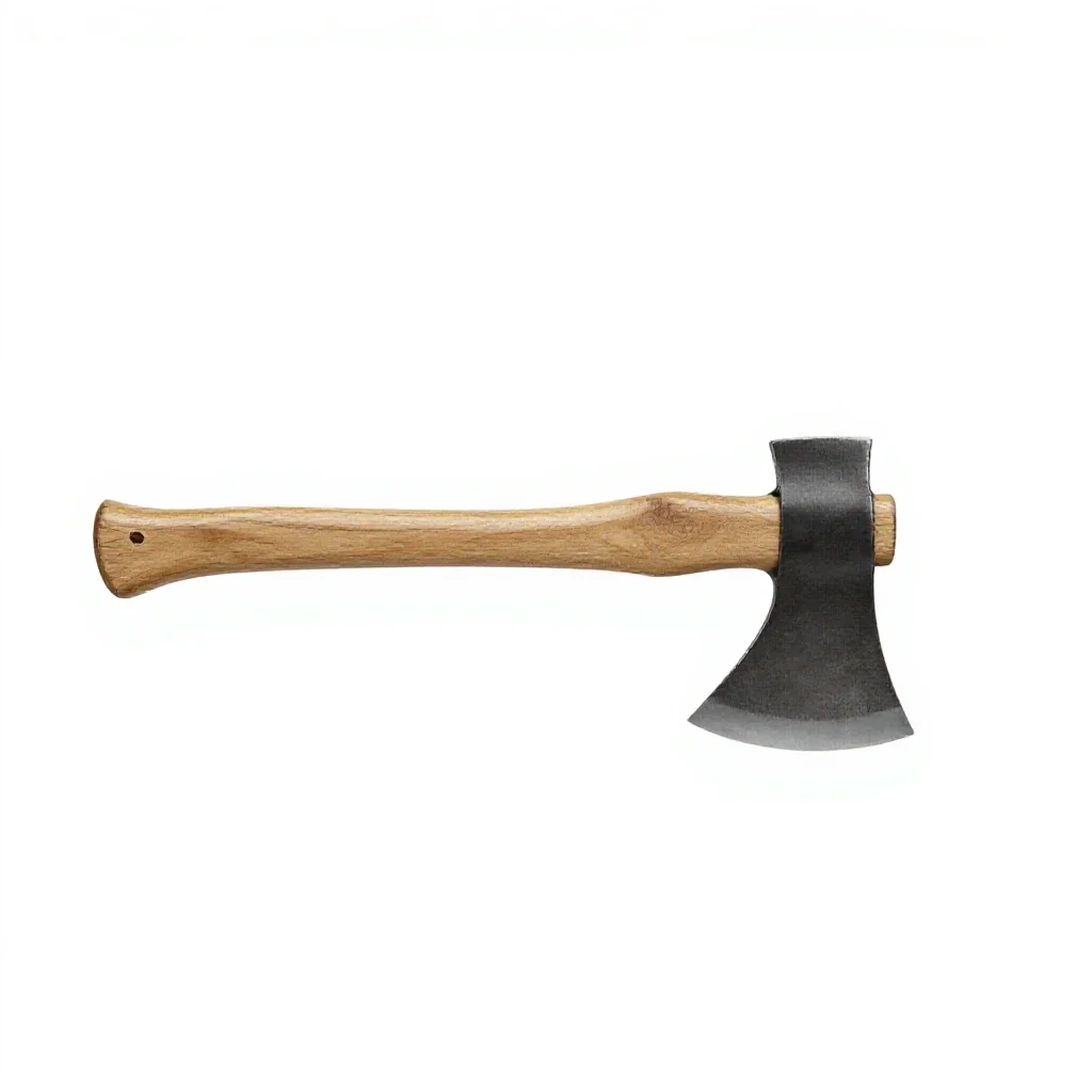 Battle axe isolated on a white background