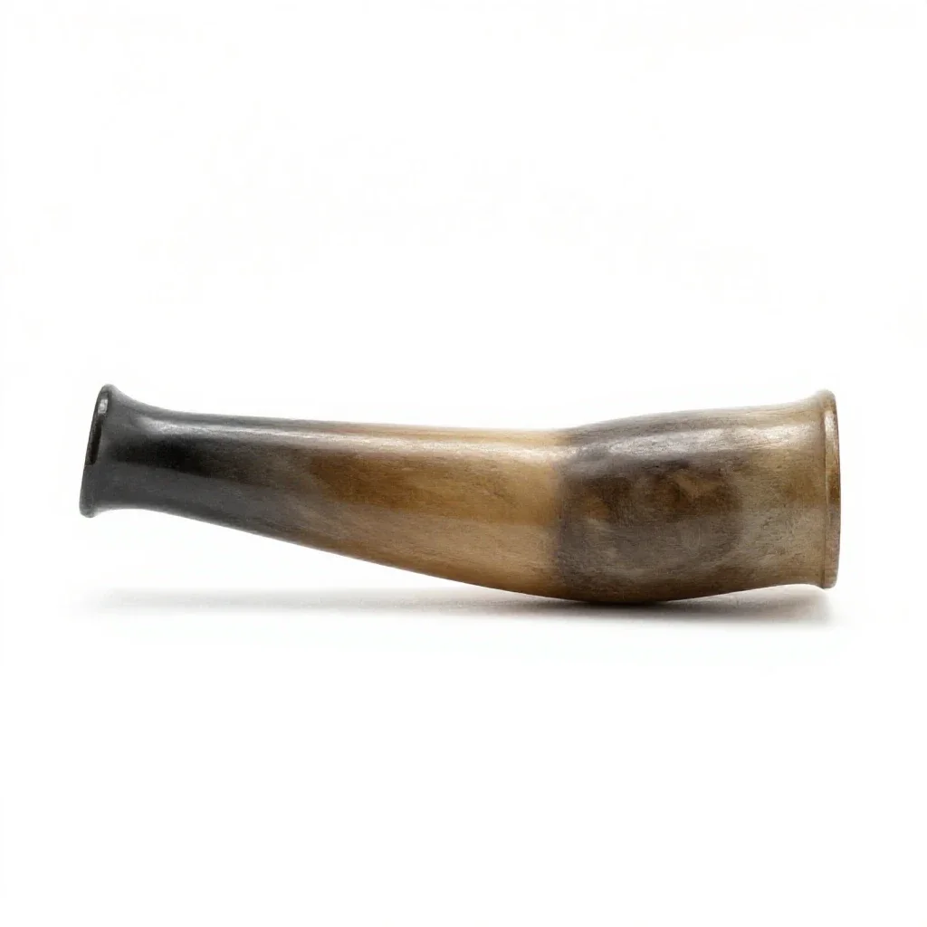 Hunting horn isolated on a white background