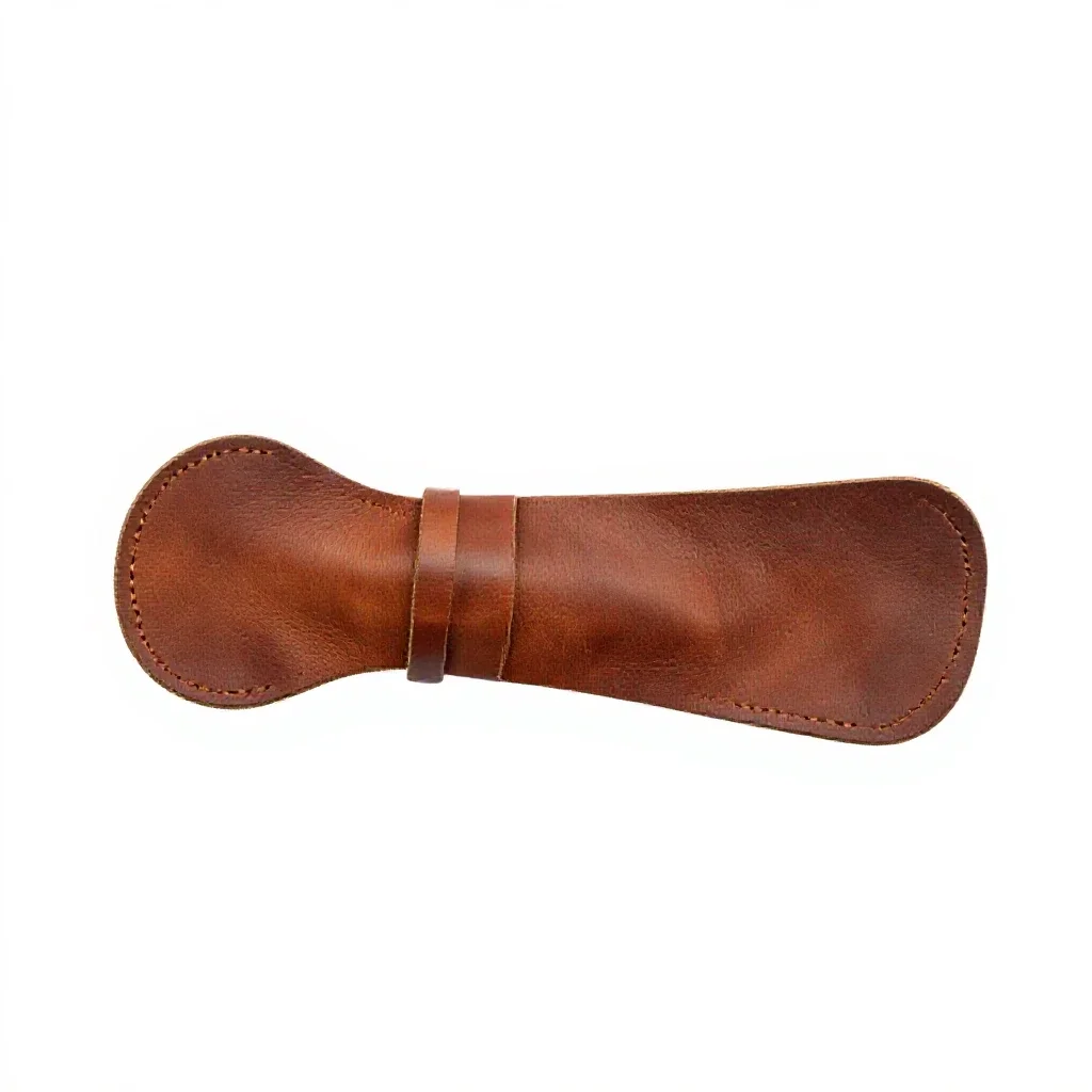 Leather bracer isolated on a white background