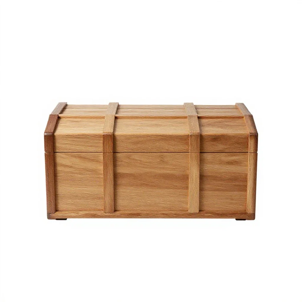 Treasure chest isolated on a white background