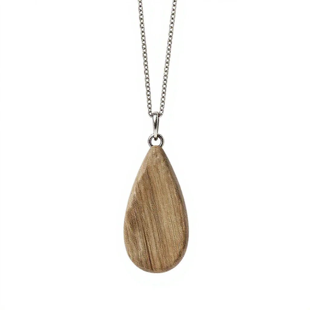 Amulet on a chain isolated on a white background