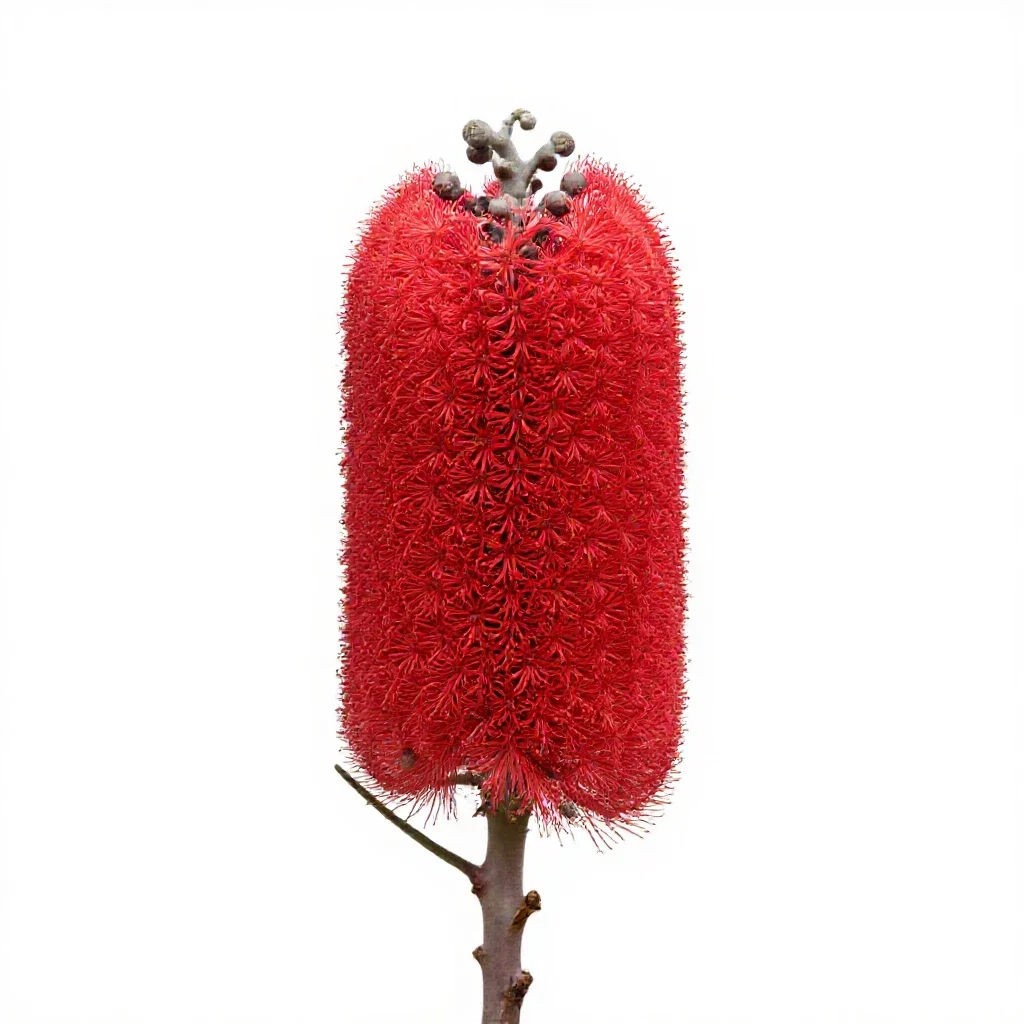 Banksia flower isolated on a white background