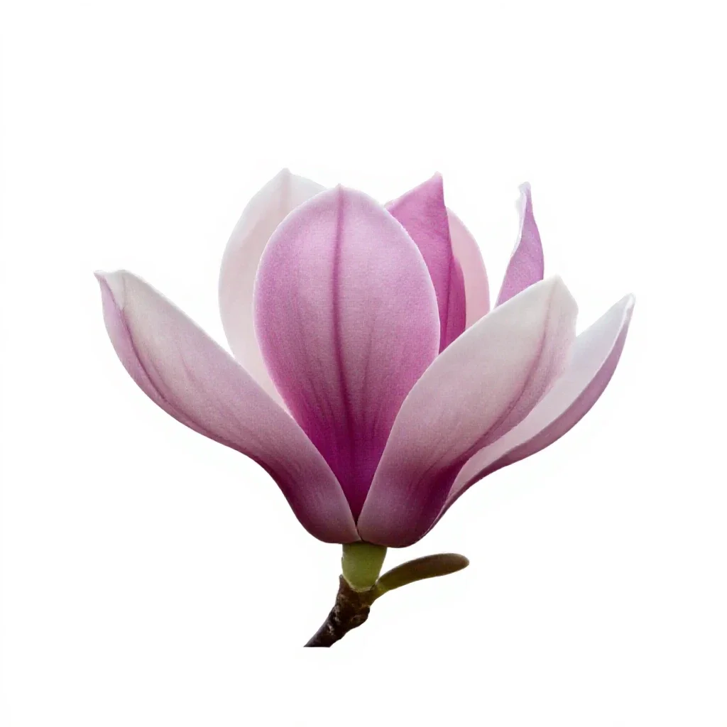 Magnolia flower isolated on a white background