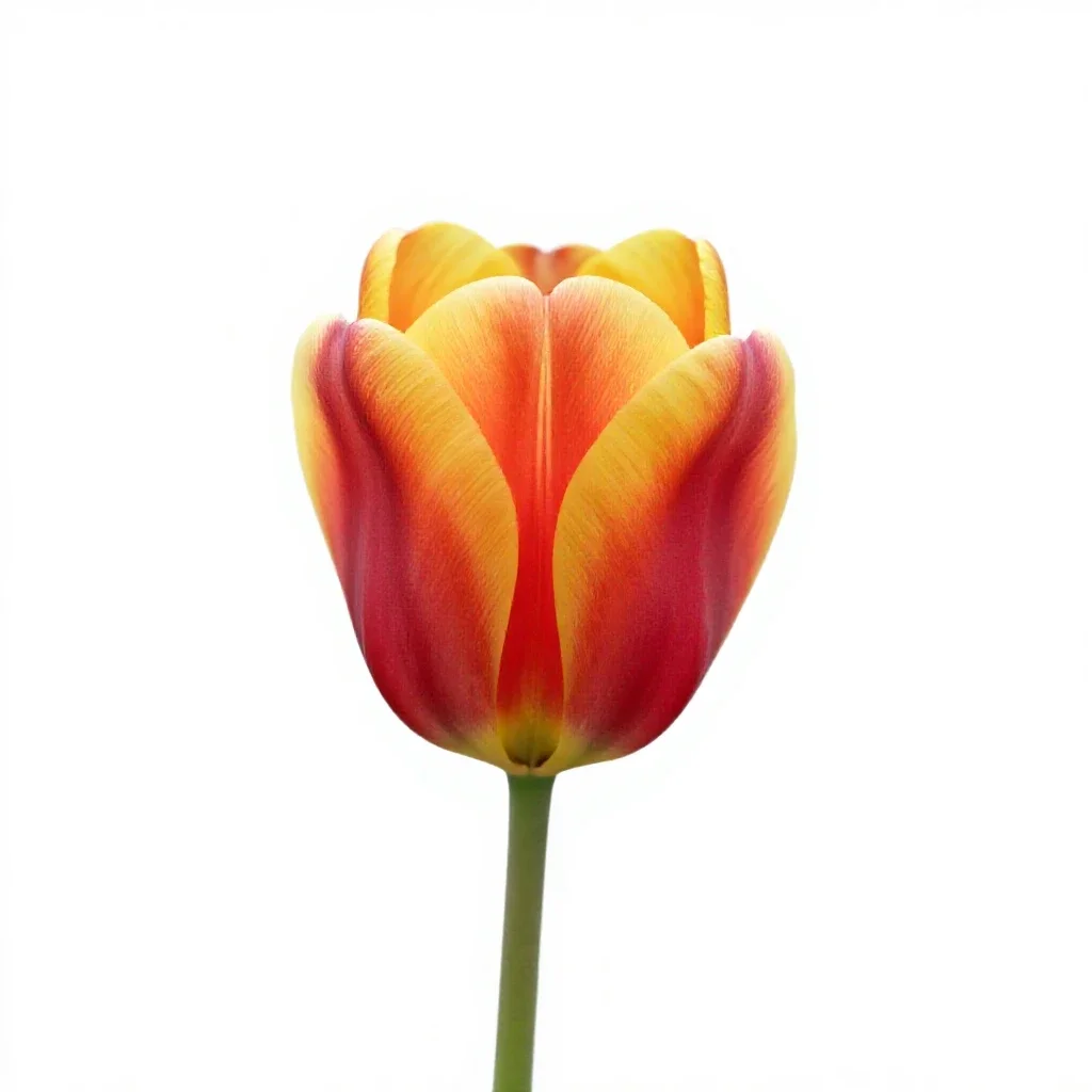 Tulip isolated on a white background