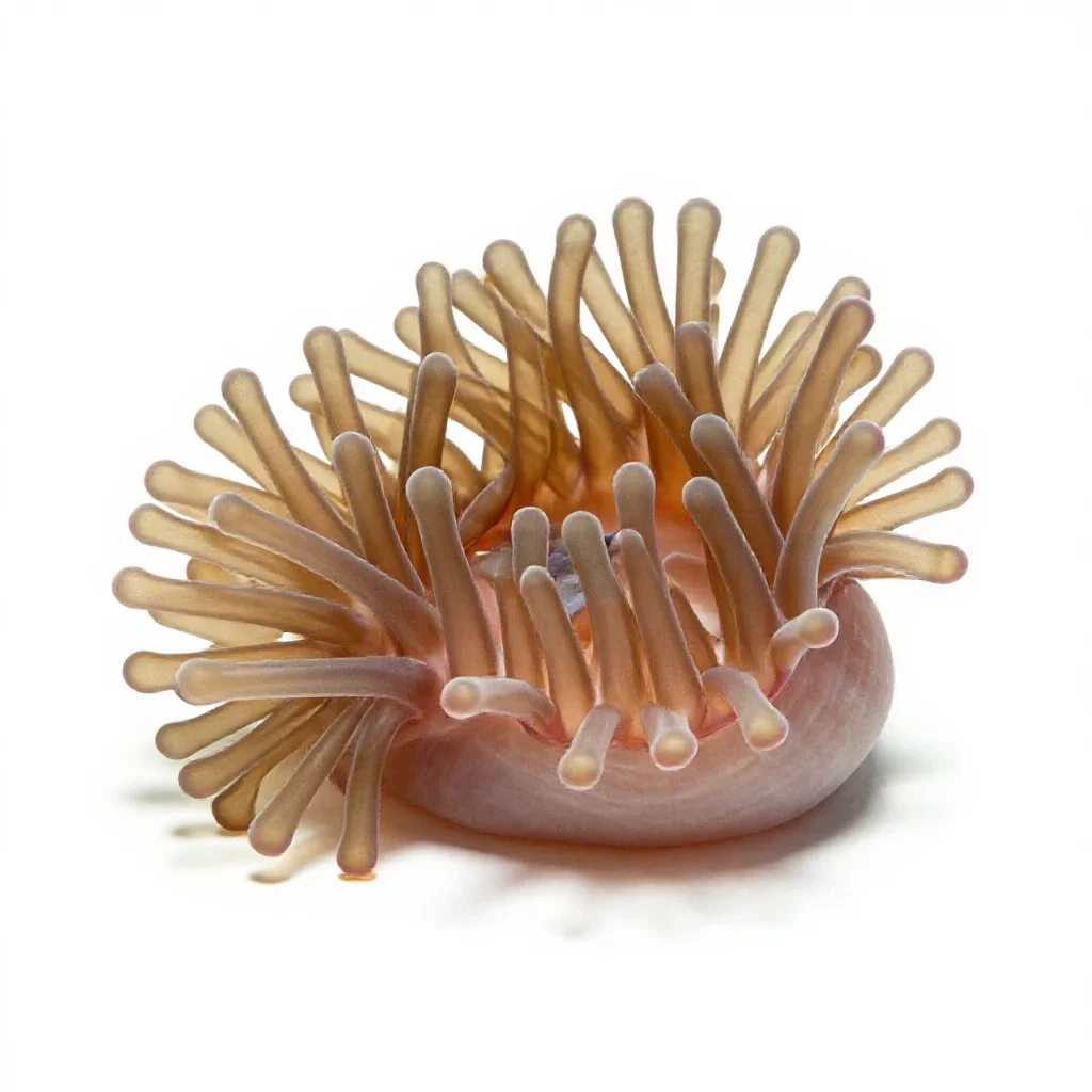Anemone isolated on a white background