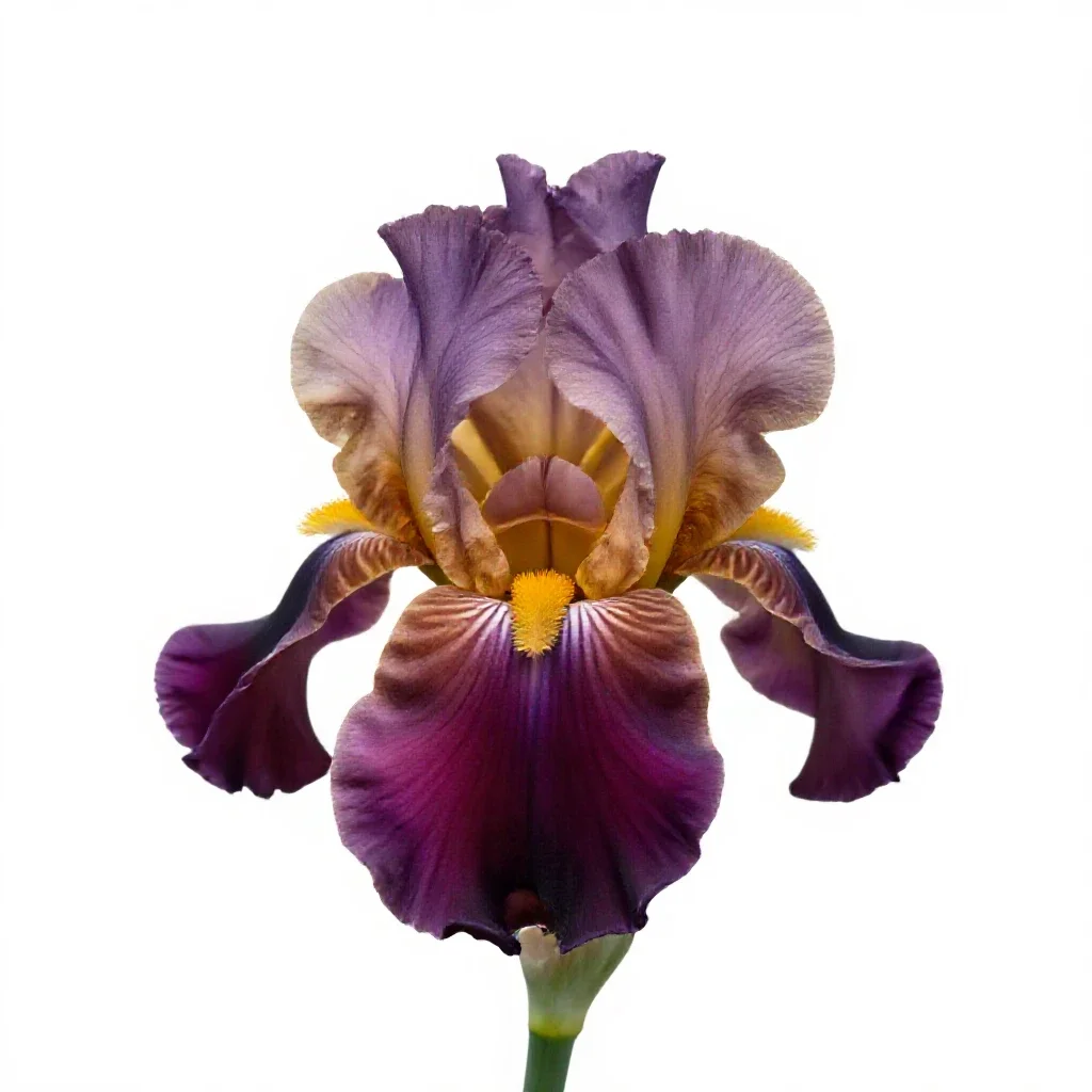 Iris isolated on a white background