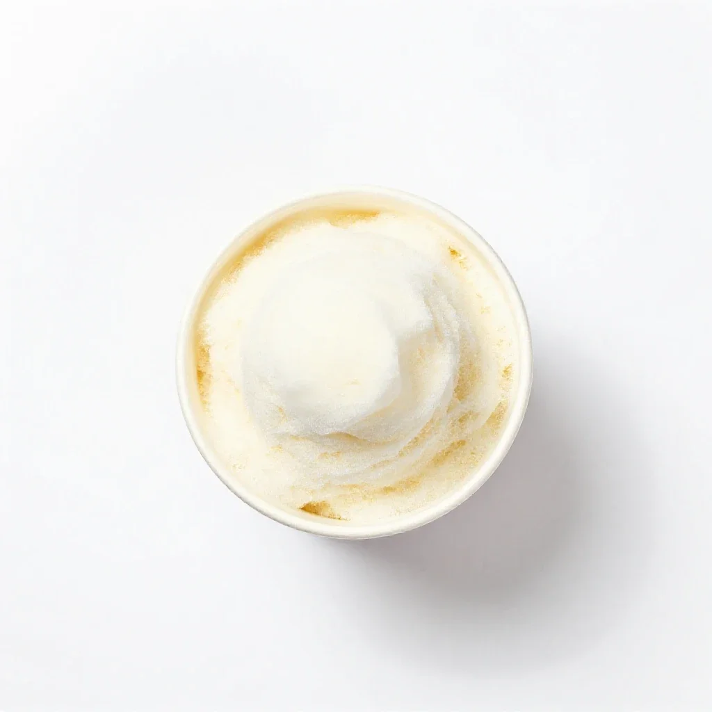 Shave ice cup isolated on a white background