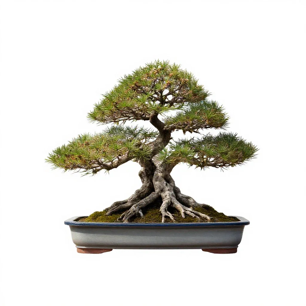 Bonsai training kit isolated on a white background