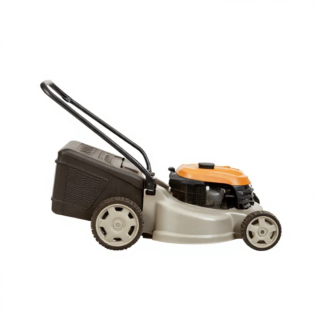 Lawn mower isolated on a white background