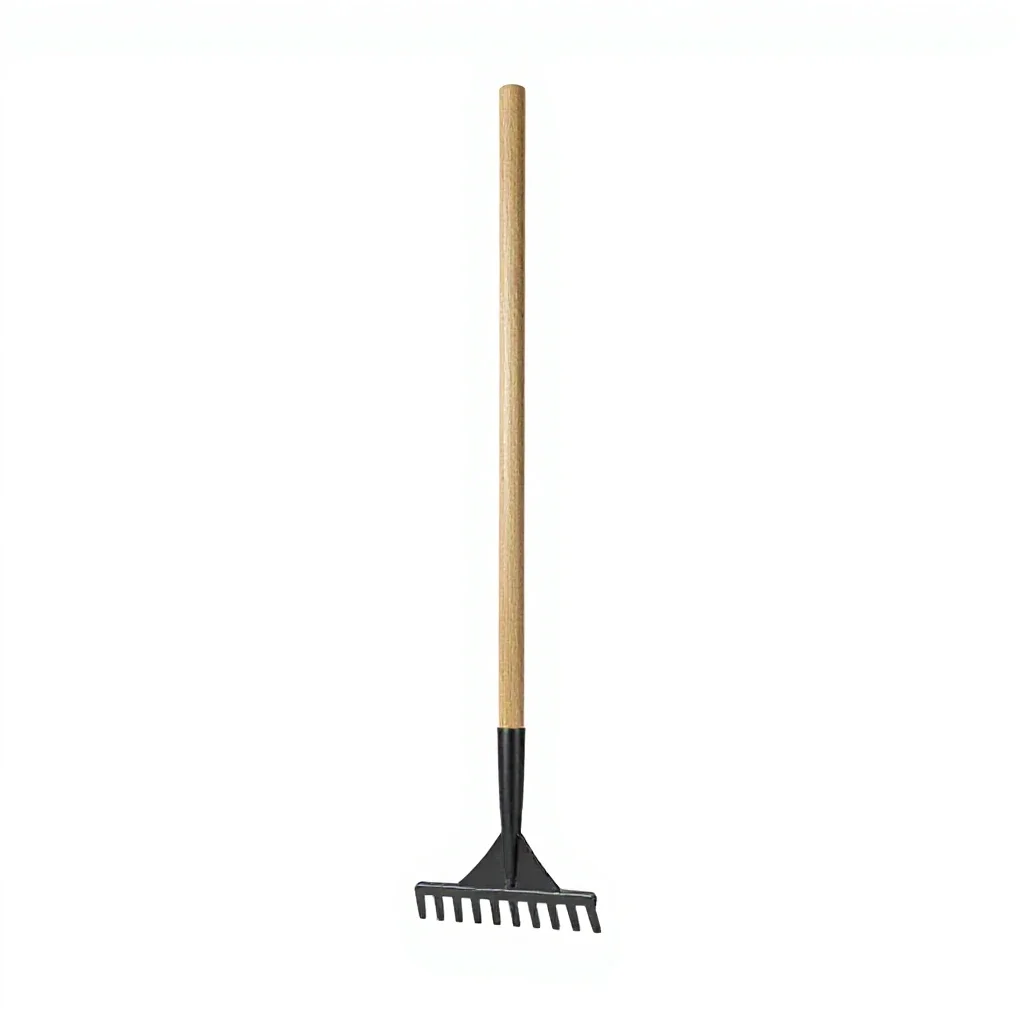 Rake isolated on a white background