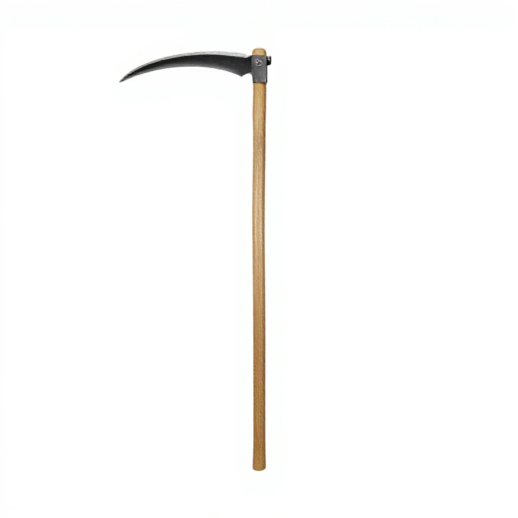Scythe isolated on a white background