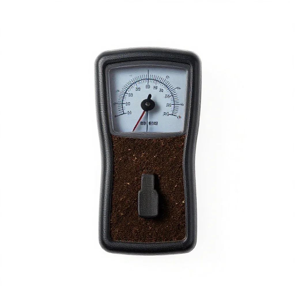Soil ph meter isolated on a white background