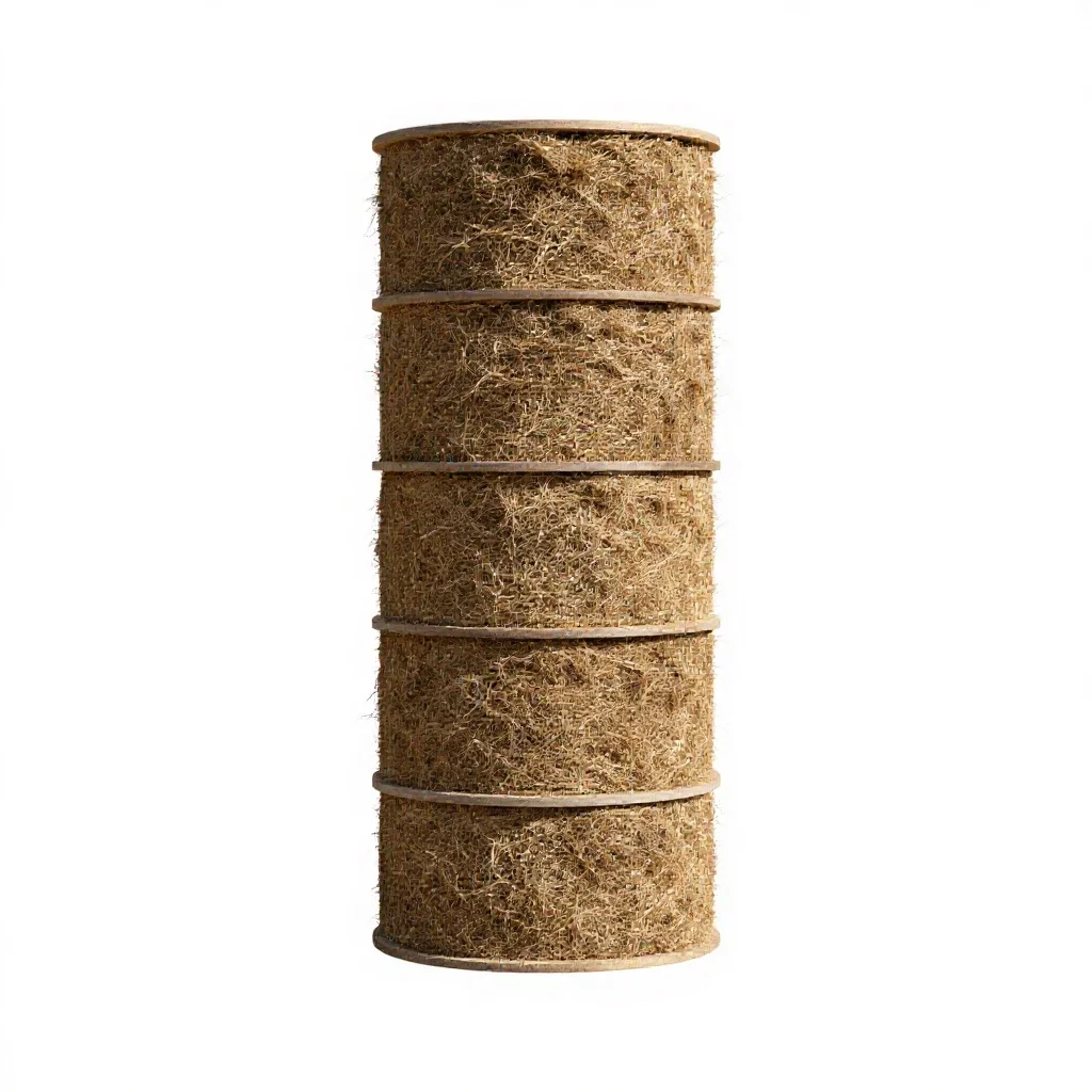 Worm farm tower isolated on a white background