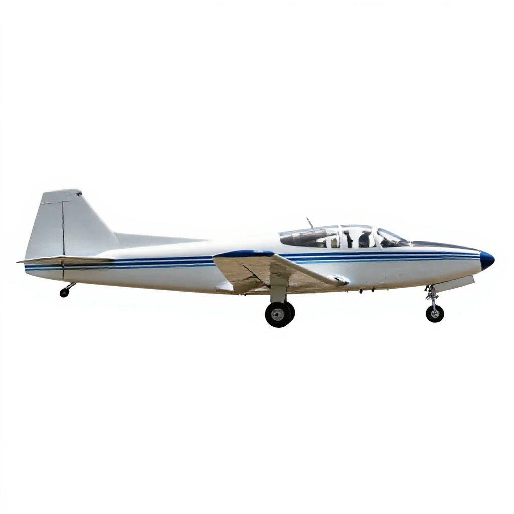 Glider isolated on a white background