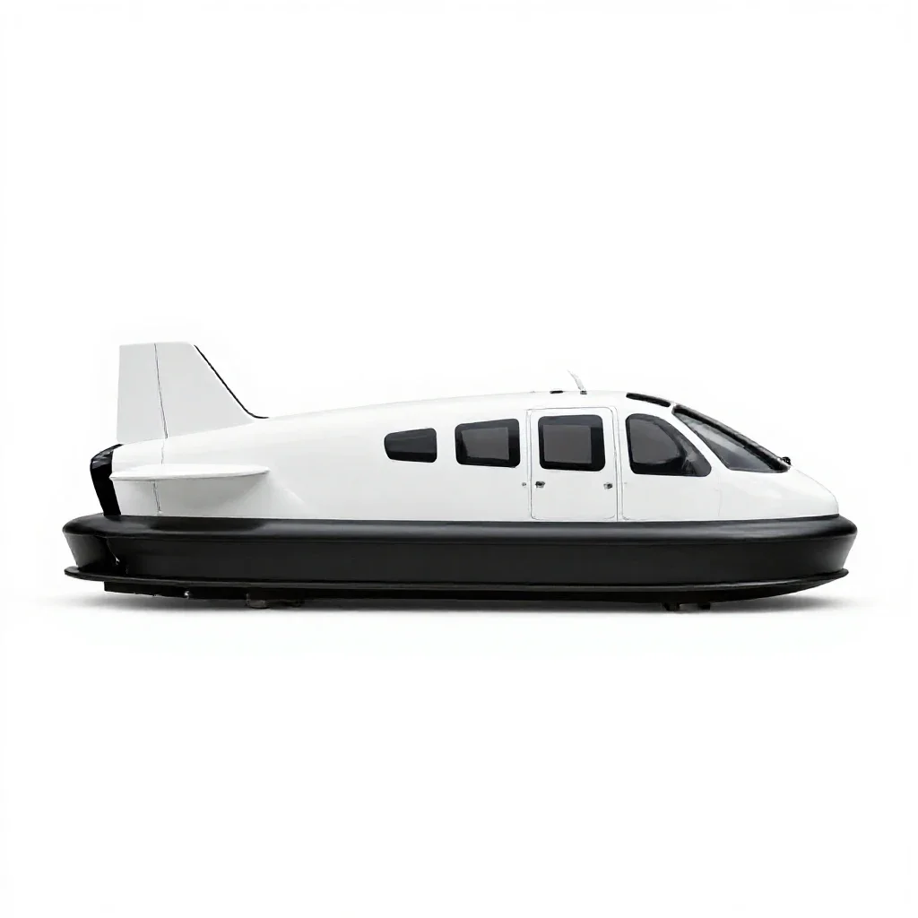 Hovercraft isolated on a white background