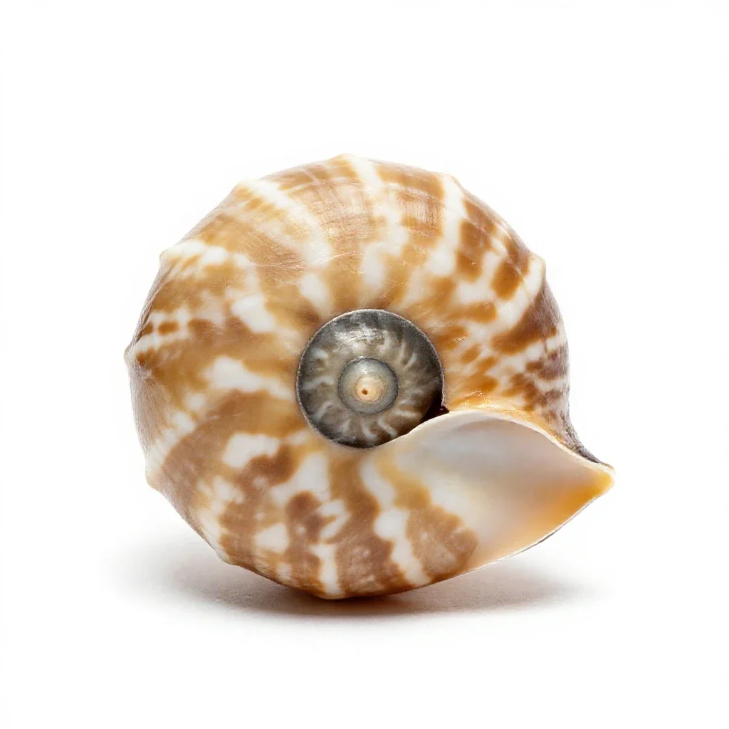 Nautilus shell isolated on a white background