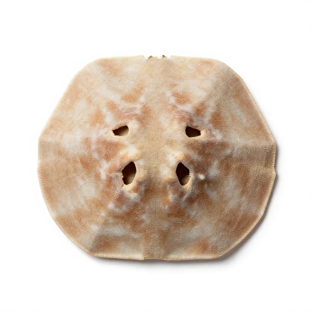 Sand dollar isolated on a white background