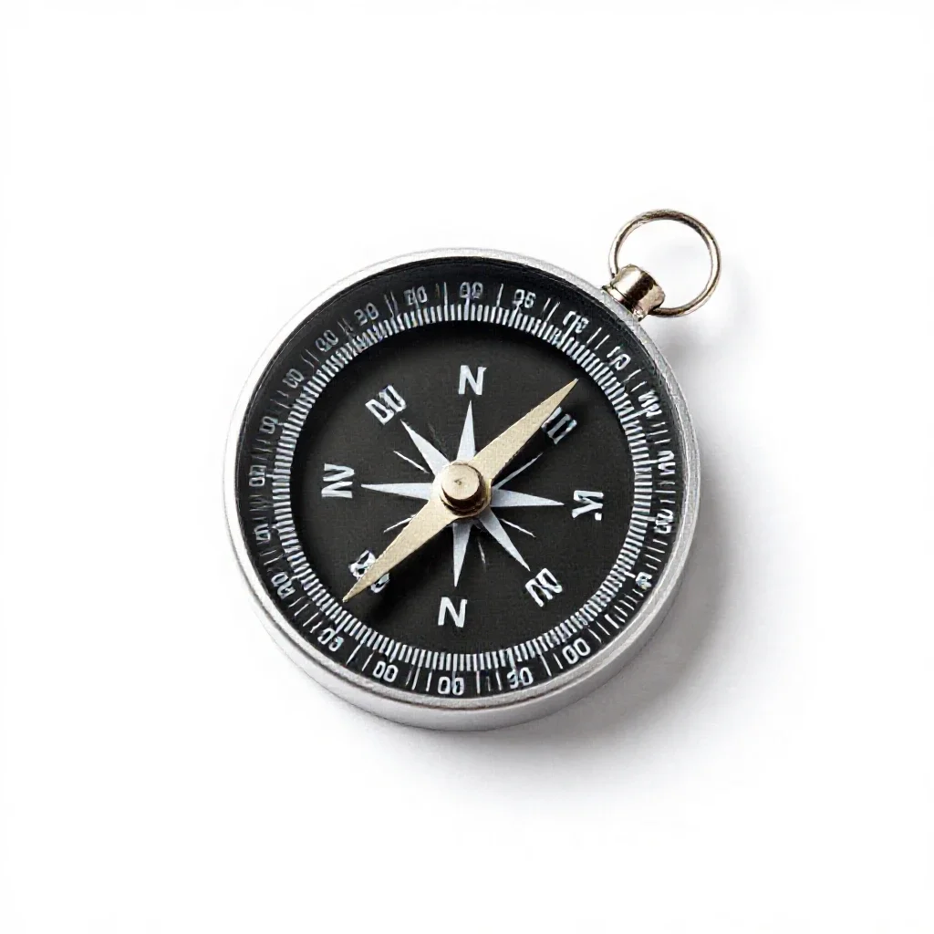 Compass isolated on a white background