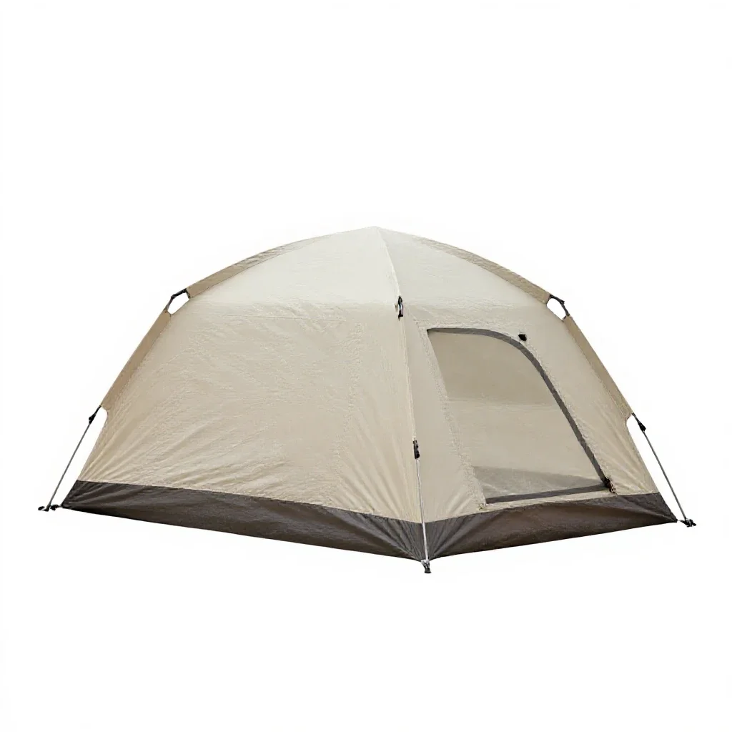 Dome tent isolated on a white background