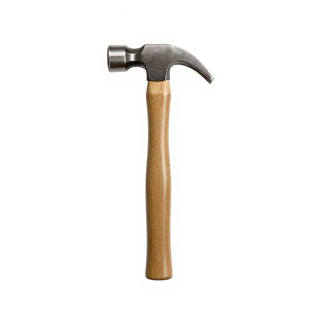 Rock hammer isolated on a white background