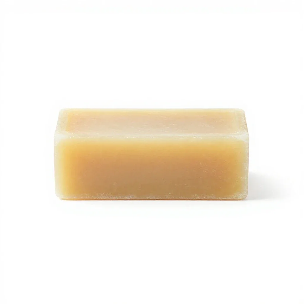 Surf wax bar isolated on a white background