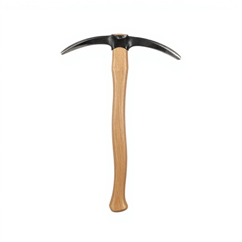 Ice axe isolated on a white background