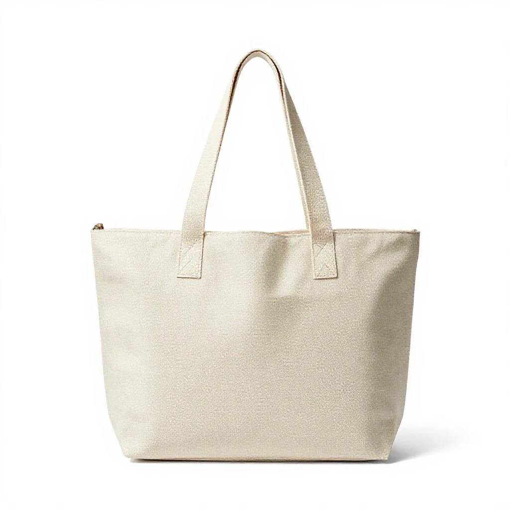 Cooler tote with a zip isolated on a white background