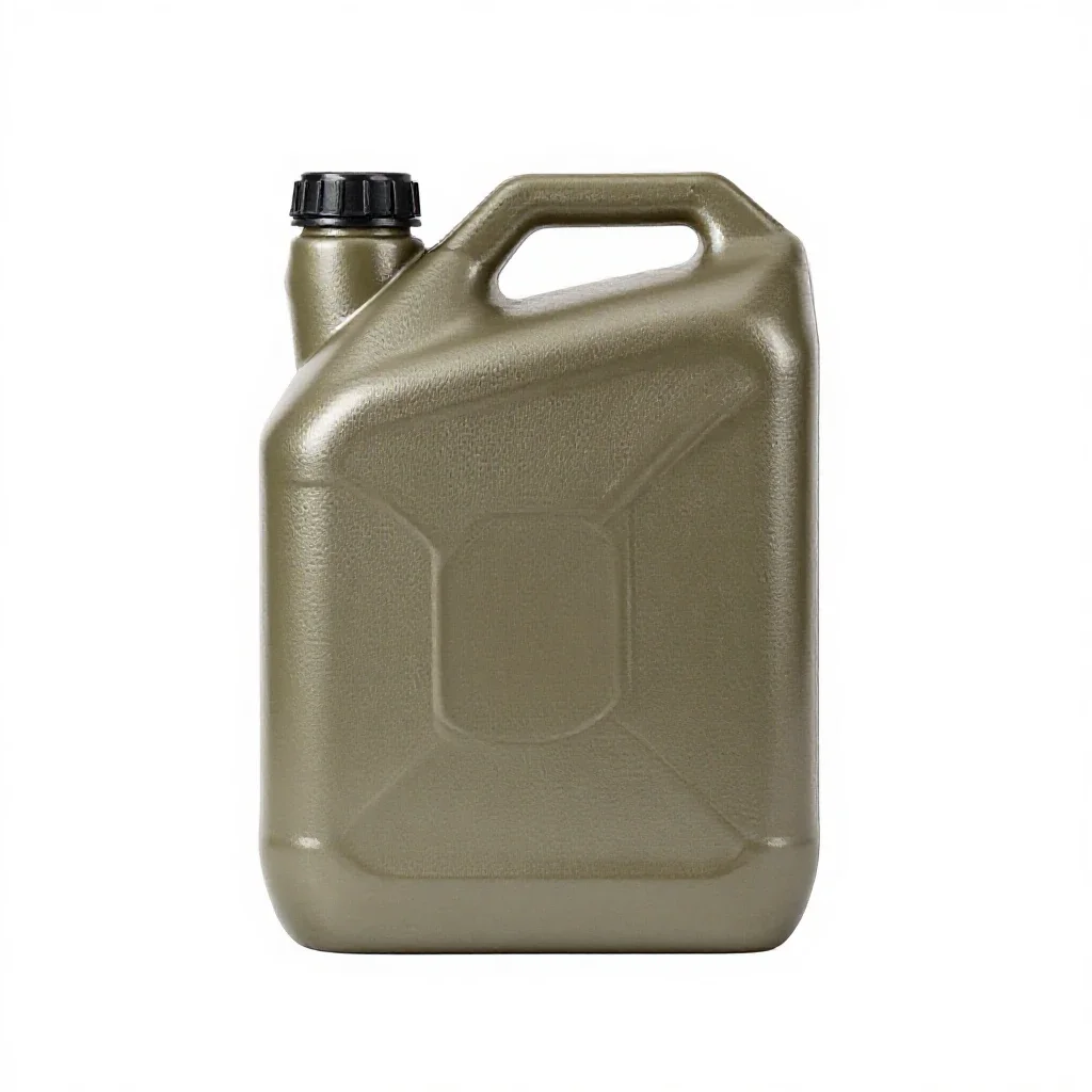 Jerrycan for fuel isolated on a white background