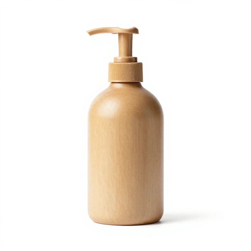 Pump dispenser bottle isolated on a white background