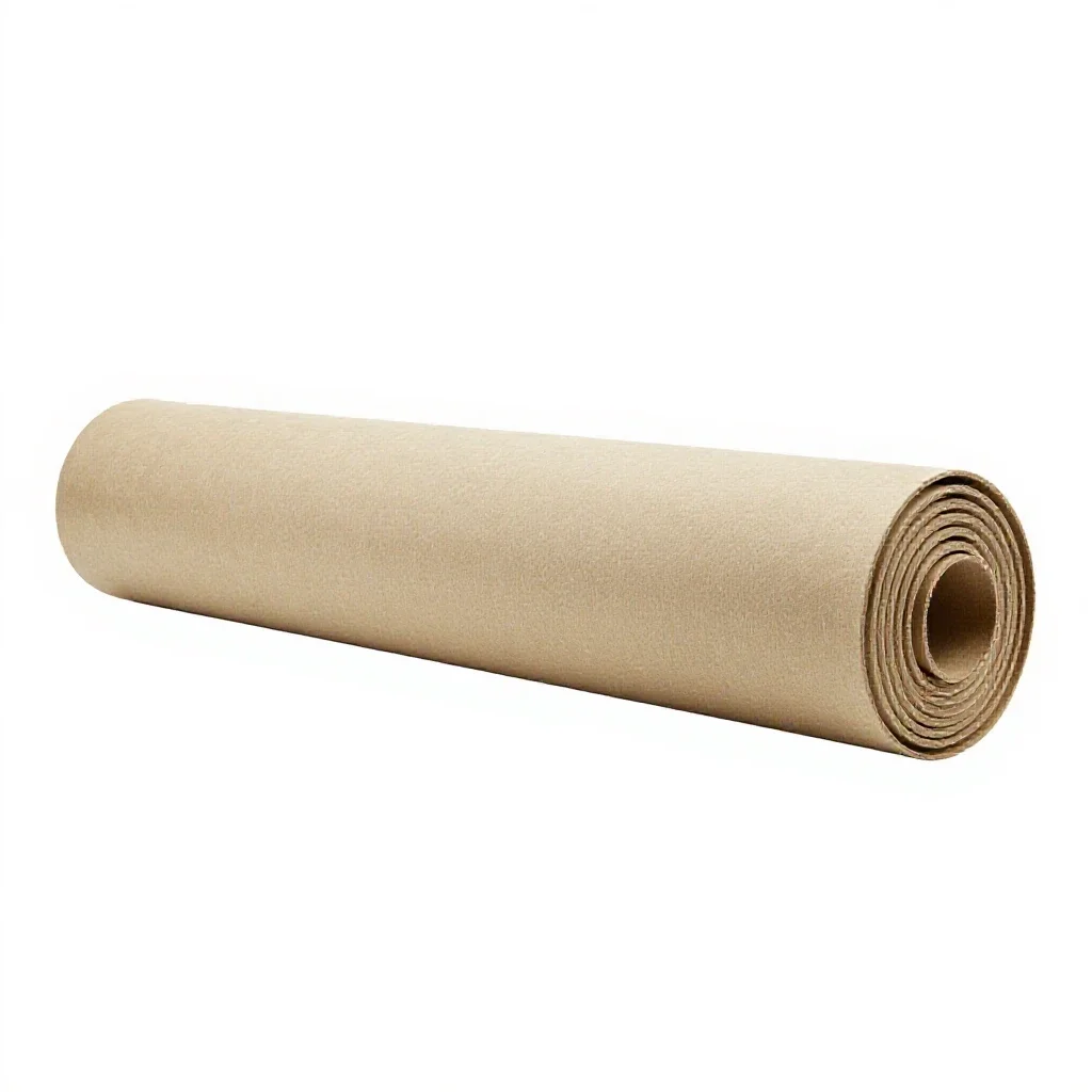 Rolled tube poster case isolated on a white background