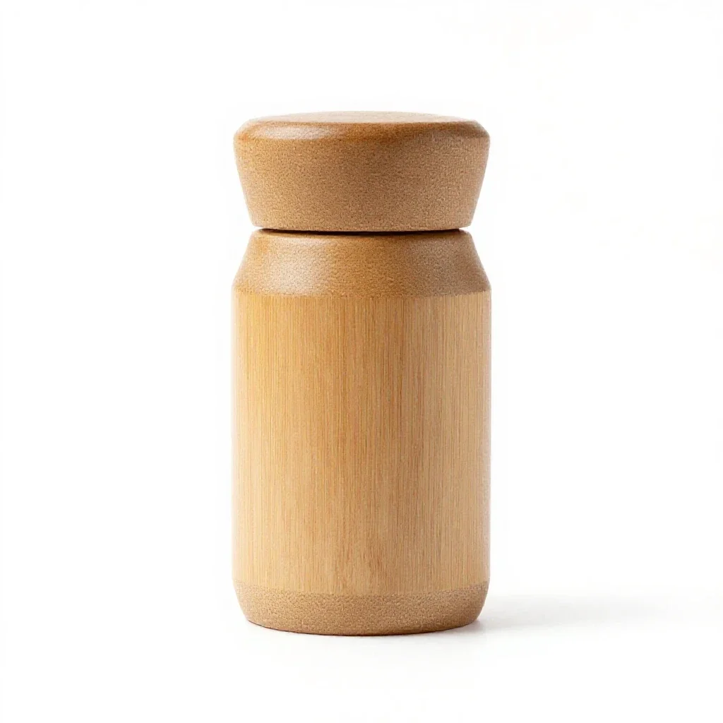 Spice jar with a shaker top isolated on a white background
