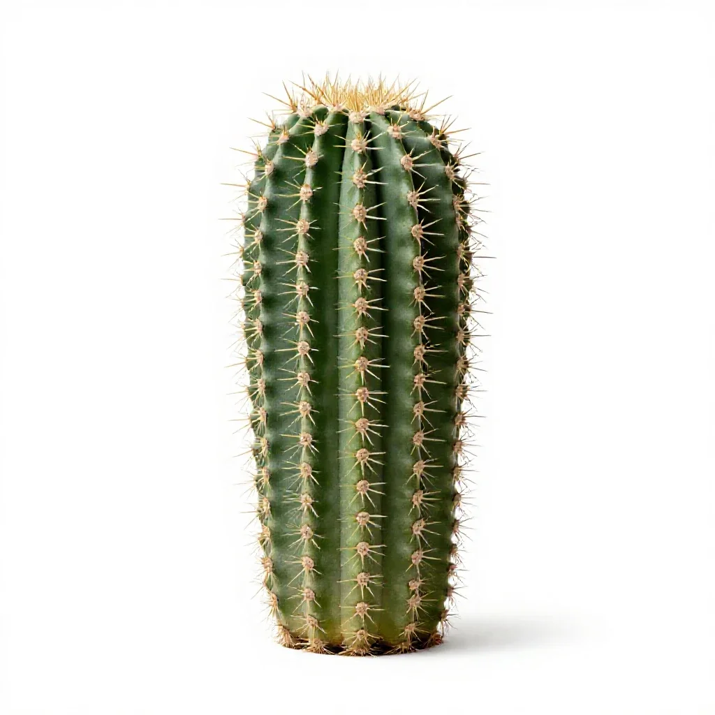 Barrel cactus isolated on a white background