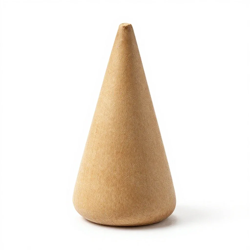 Hop flower cone isolated on a white background
