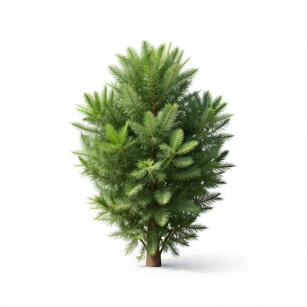 Jade plant isolated on a white background