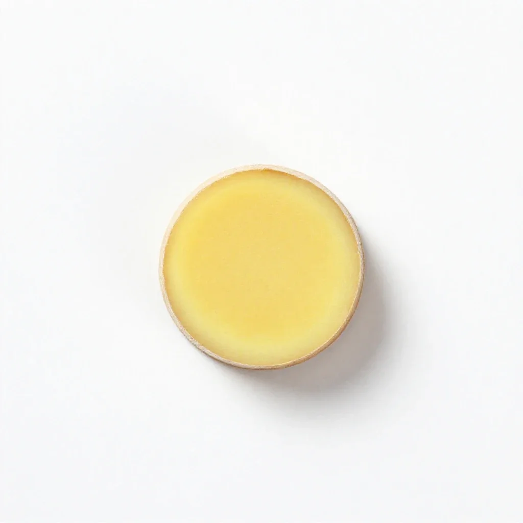 Knob of ginger isolated on a white background
