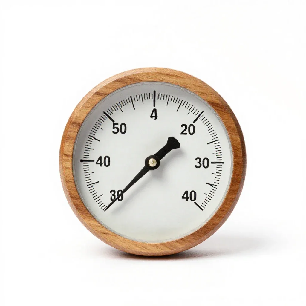 Barometer isolated on a white background