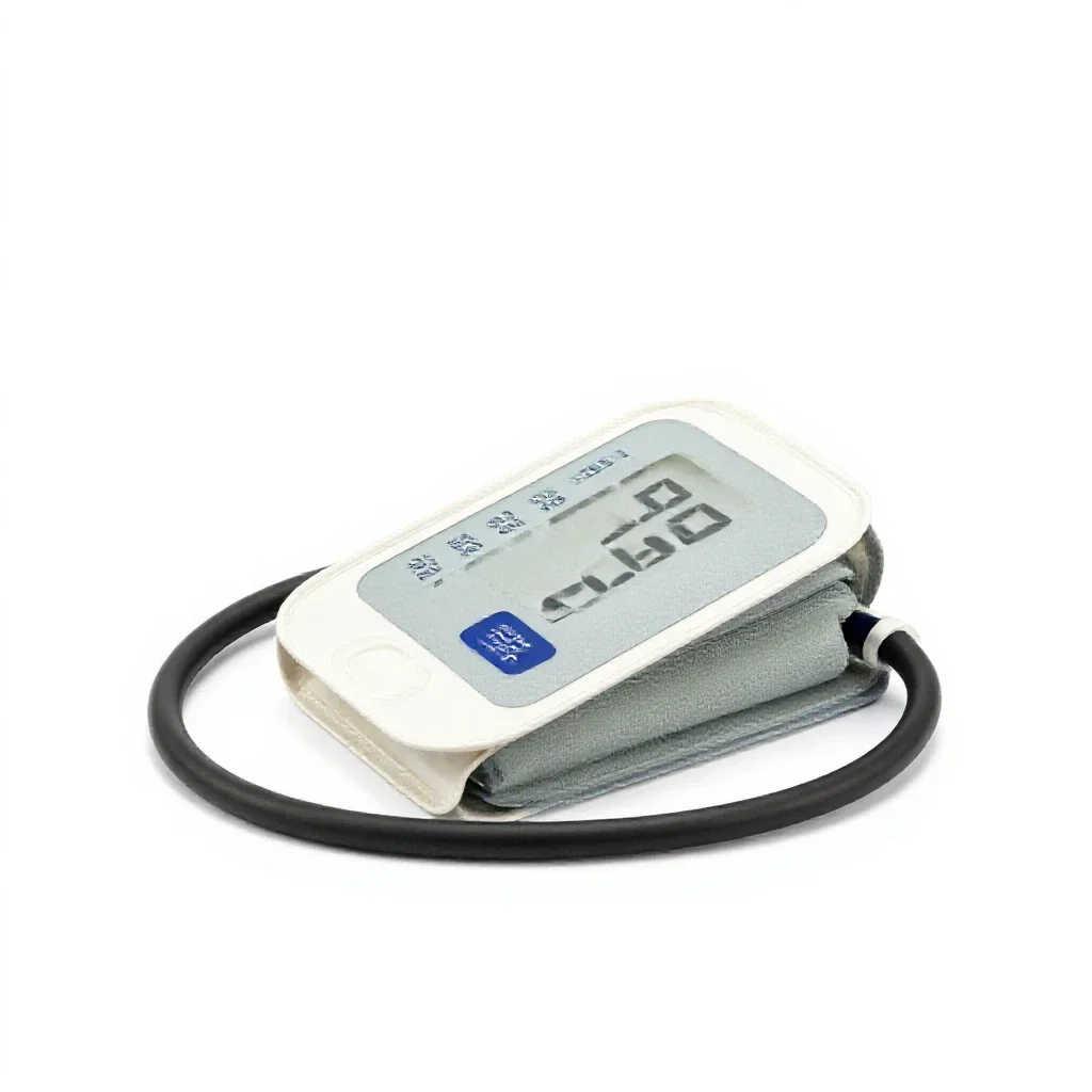 Blood pressure cuff isolated on a white background