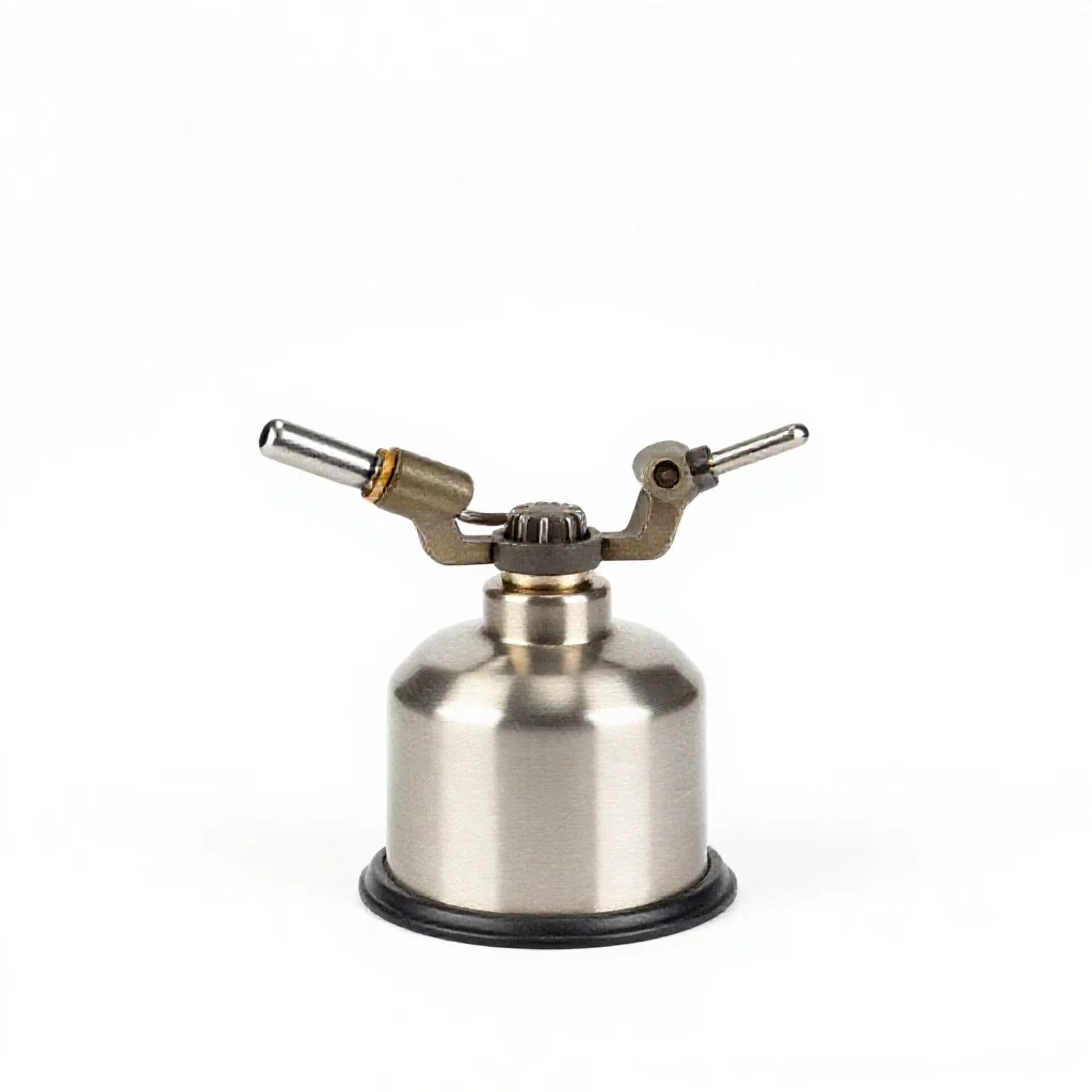 Bunsen burner isolated on a white background