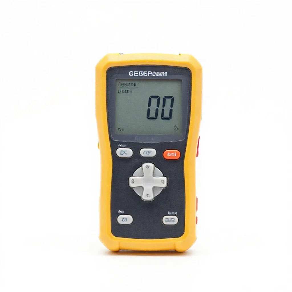 Geiger counter isolated on a white background