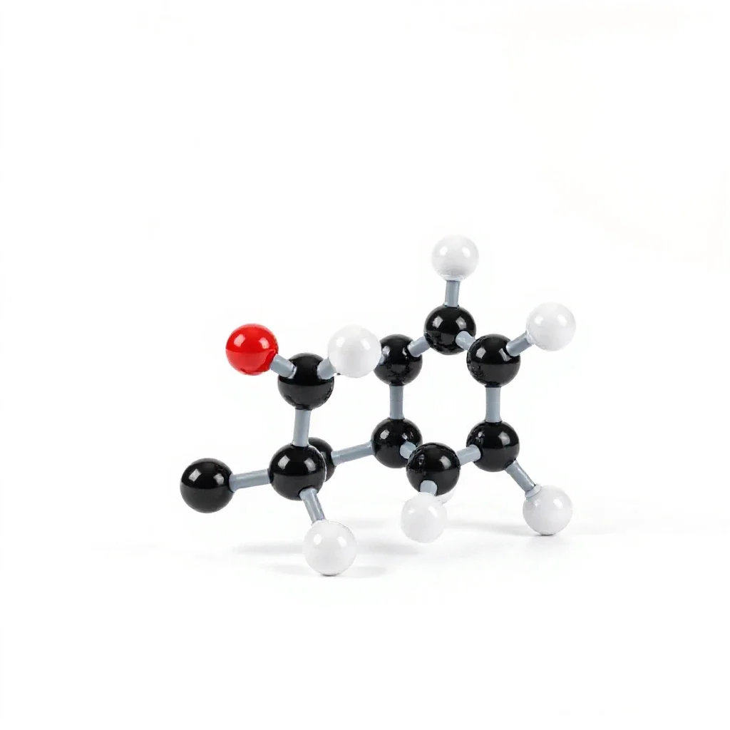 Molecular model kit isolated on a white background