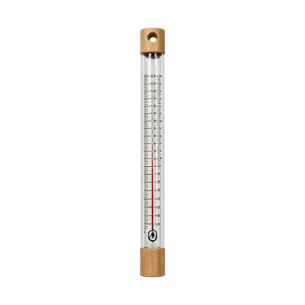 Rain gauge isolated on a white background