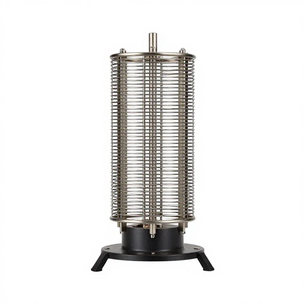 Tesla coil isolated on a white background