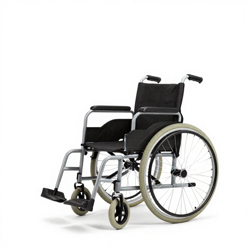 Wheelchair isolated on a white background