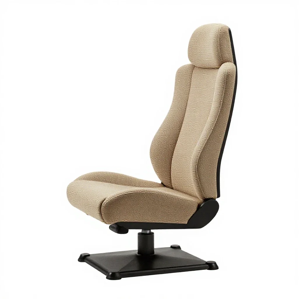 Mech cockpit chair isolated on a white background