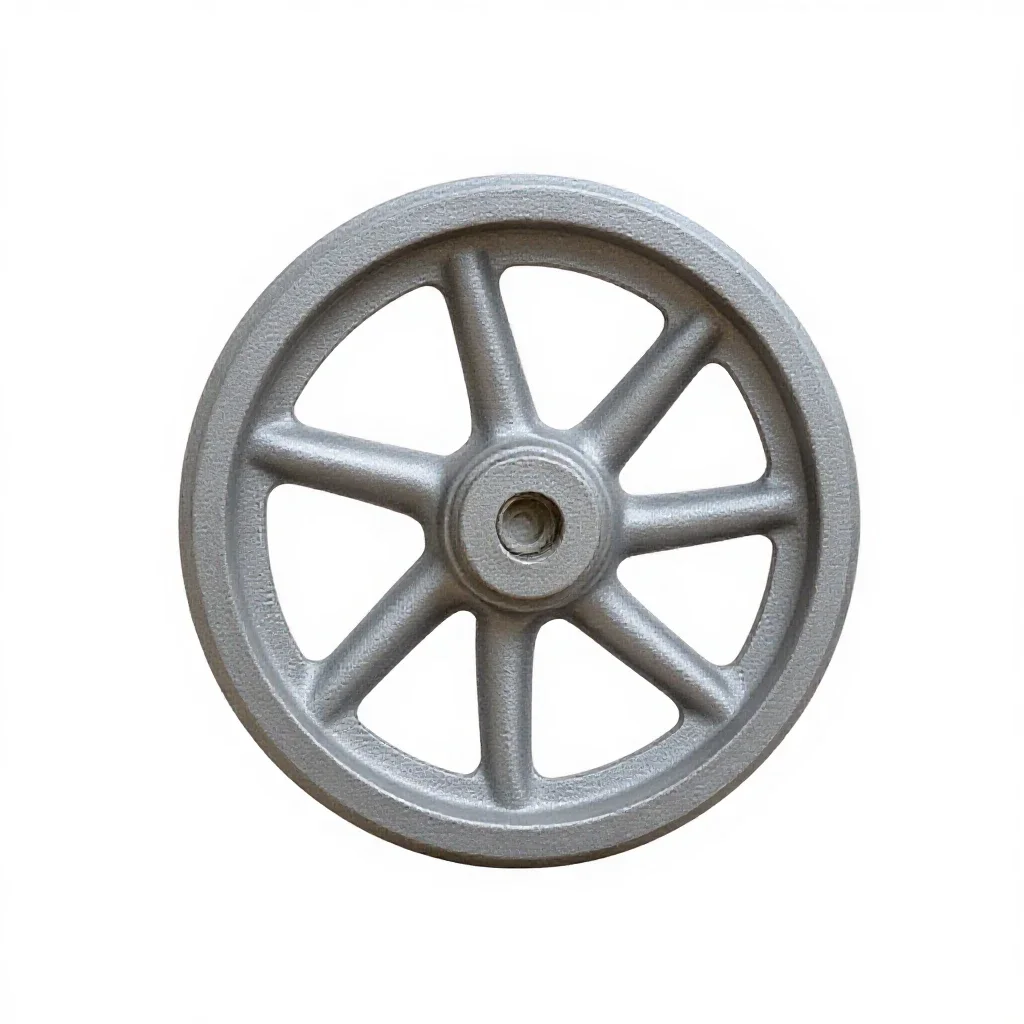 Airlock hatch wheel isolated on a white background