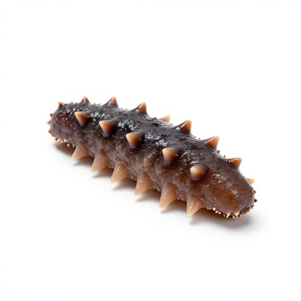 Sea cucumber isolated on a white background