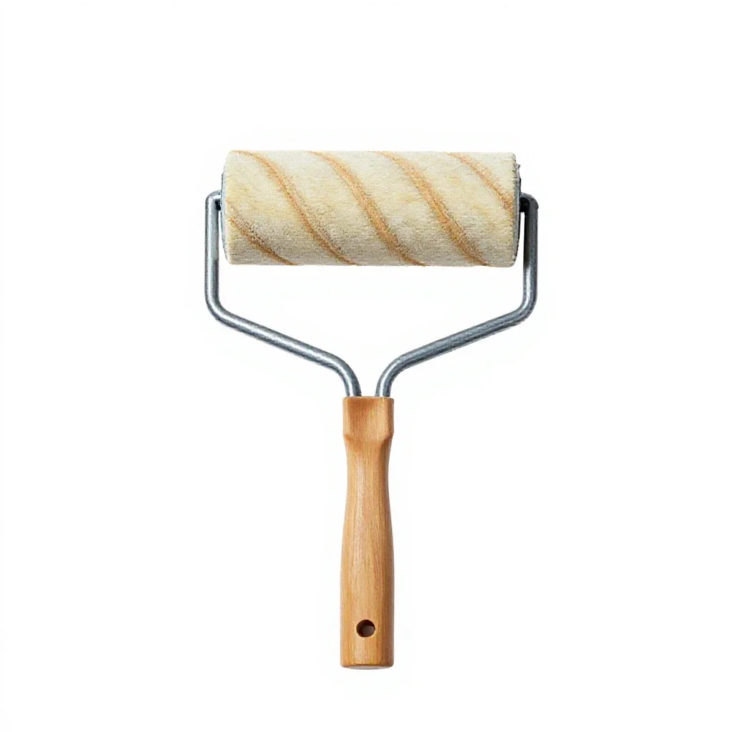 Brayer roller isolated on a white background