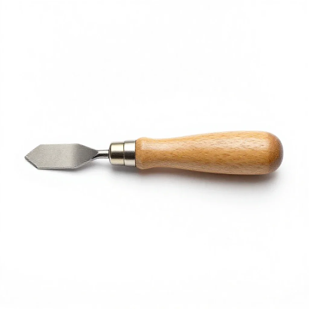 Linocut carving tool isolated on a white background